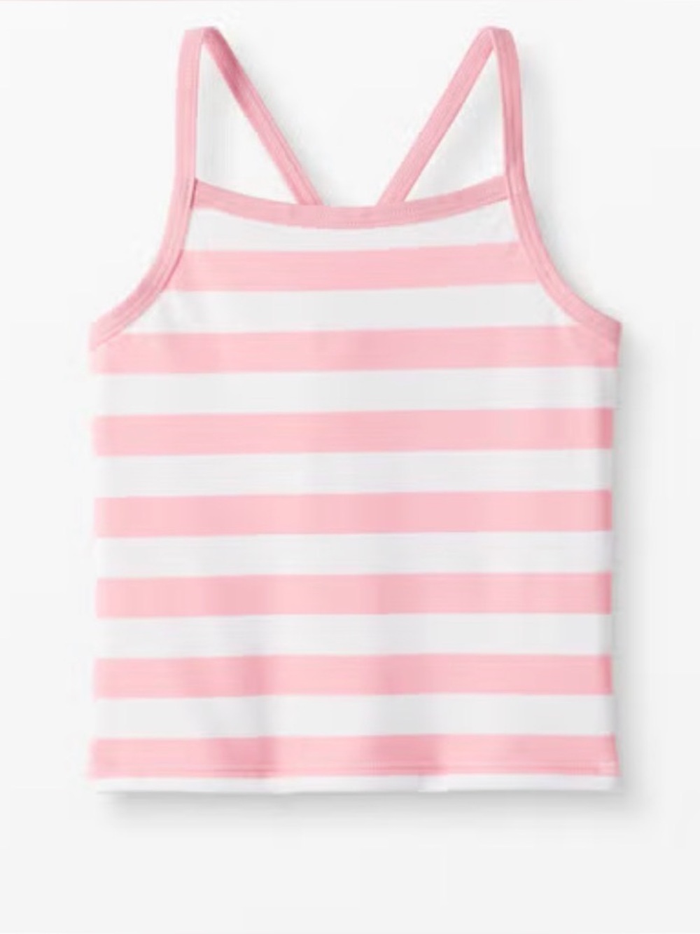Hanna Andersson - Pink and White Swim Top